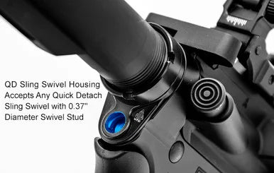 UTG® AR15 Quick Detach Receiver End Plate, Matte Black Steel
